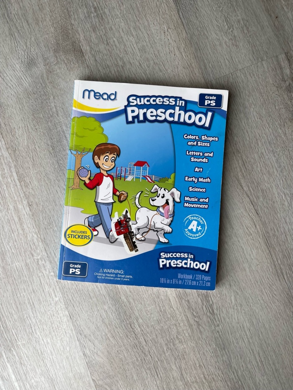 Mead Success in Preschool Workbook - Blue